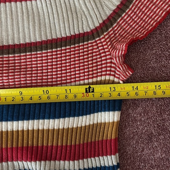 Rag & Bone Katie Metallic Stripe Tee size Small - Picture 9 of 11